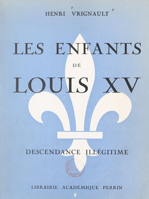 cover image of Les enfants de Louis XV